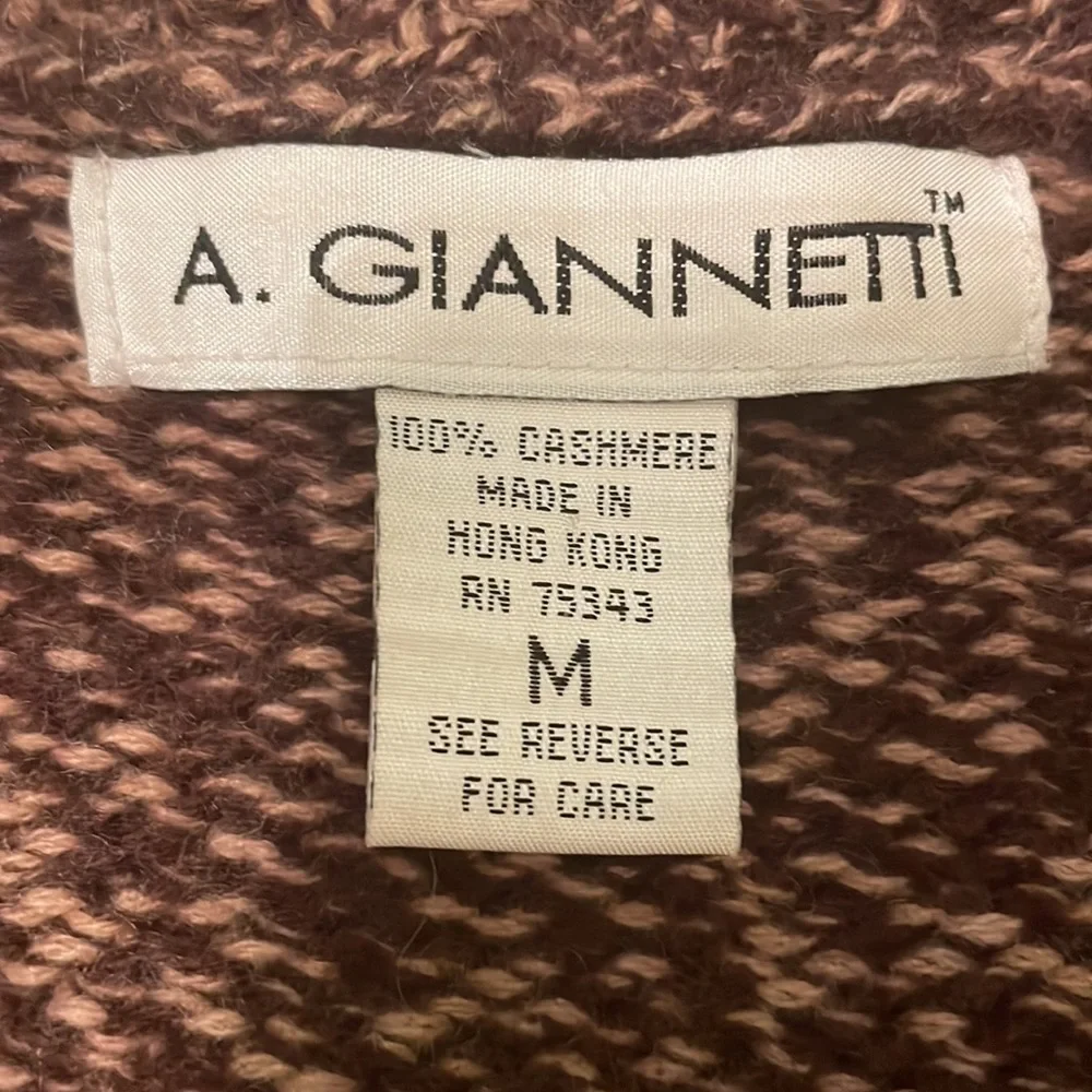 A. Giannetti Cashmere Wrap Cardigan